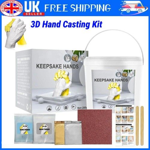 3D Hand Casting Kit Couples DIY Hand Molding Kit For Adults Keepsake Hand Mold