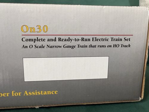 Bachmann Glenbrook Valley - Train Set. O Scale that Runs on HO Track. On30. — image 3