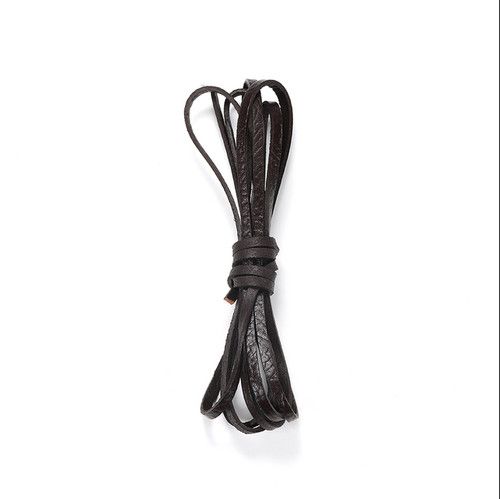 2M-10M Flat Real Genuine Craft Jewellery Leather String Cord Lace Thong Rope
