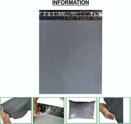 GREY Postal Post Packaging Bags Plastic Parcel Mailing Packing Postage Self Seal — image 13