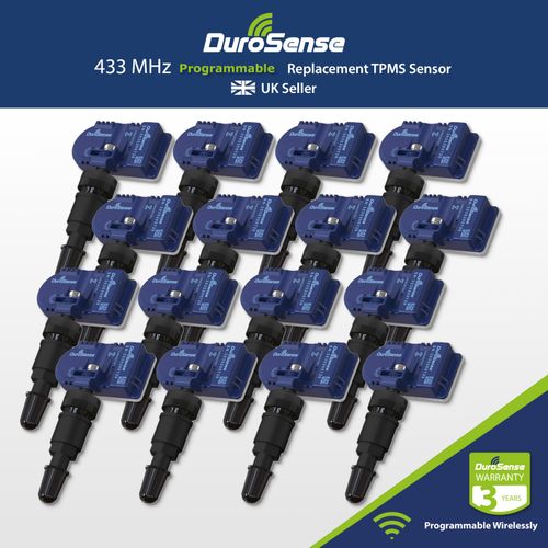 DuroSense Compact TPMS Tyre Pressure BLANK Programmable Sensor - 16 Pack Black — image 1