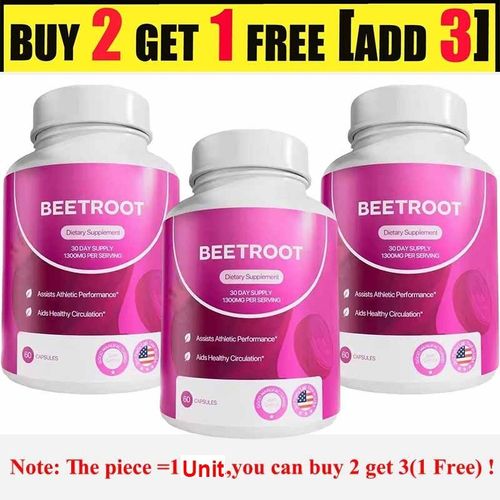 Rosabella Organic Beet Root Capsules for Circulation & Natural Energy Boost UK&& — image 1