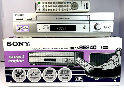 Sony SLV-SE240 HDMI VHS VCR Video Cassette Recorder 4 Head Smart Engine Boxed — image 1