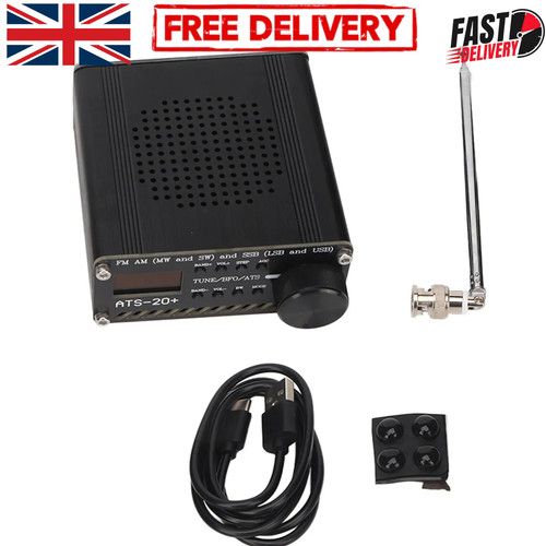 ATS-20+ V2 DSP SDR Radio Receiver FM AM SW SSB LSB USB SI4732 for Home Use