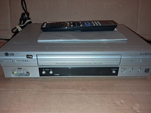 LG LV880 6 HEAD  NICAM HIFI VCR VHS Video Cassette PLAYER SERVICED — image 1
