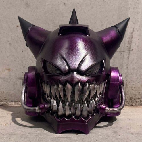 Gengar Sci Fi War Gaming Style Helmet Cosplay Outfit Mask Space Soldier Warrior — image 3