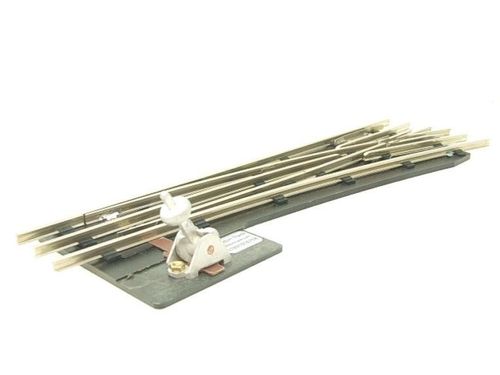 Maldon Track O Gauge F8, RH Right Hand 38" Radius Point 3 Rail With C/Plates — image 4