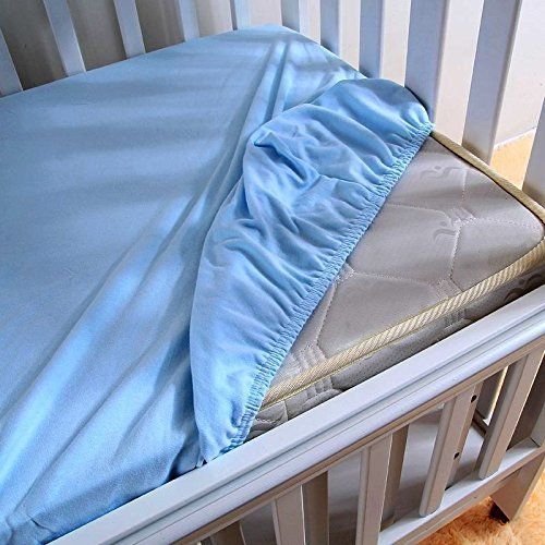 2 x Cot Bed  Fitted Sheets 140 x 70 cm 100% Cotton - Soft Jersey Sheets — image 2