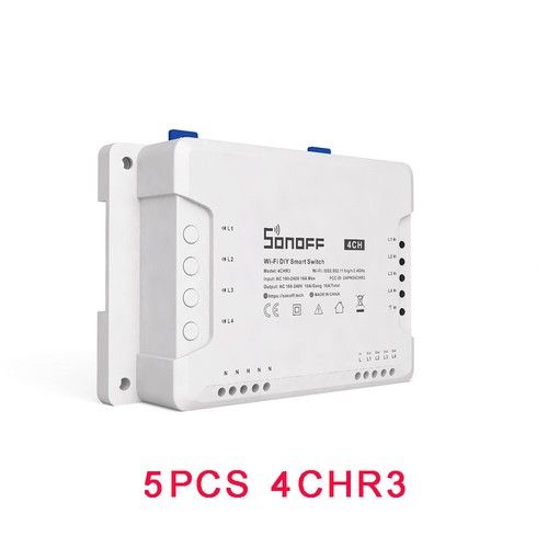 SONOFF Wifi Smart Switch 4 Gang APP Voice Control for Alexa Google Home UK
