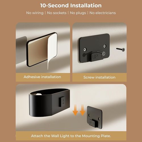 2X Wireless RGB LED Wall Light Dimmable Up/Down Wall Sconce Motion Sensor Indoor — image 9