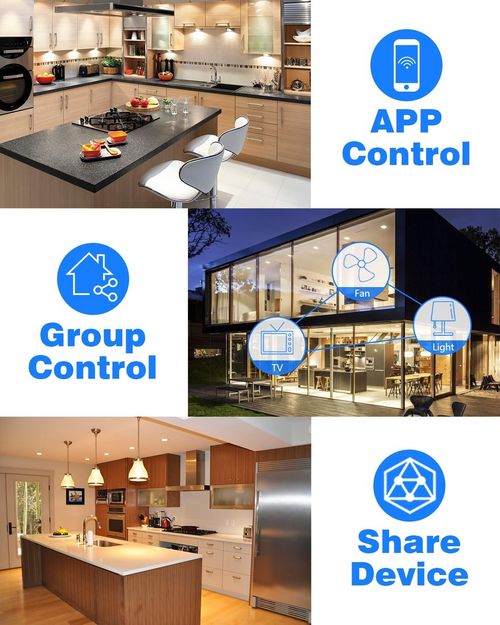 WiFi Smart Plug 4 Pack 13A Alexa Google Home Timer UK Socket No Hub Required New — image 6