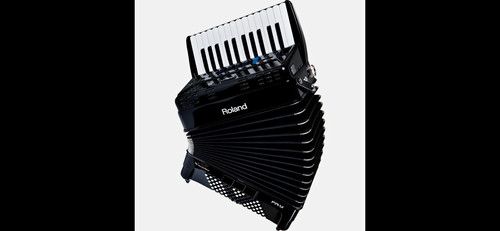 Roland FR-1X V-Accordion Black Piano Accordion 26 Treble 72 Bass MIDI