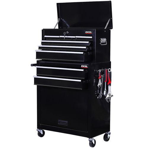 Excel 25" Roller Tool Chest Cabinet 8 Drawer Storage Toolbox — image 3