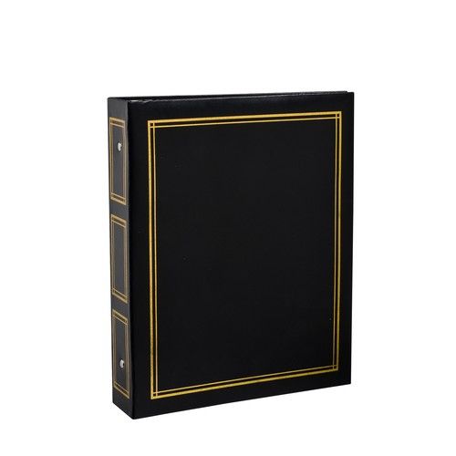 Deluxe Large Self Adhesive Ring Binder Photo Album 40 Sheets/80 Side -Black CL12