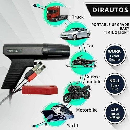 Timing Light Automotive 12V Engine Inductive Ignition Timing Light Gun Tool