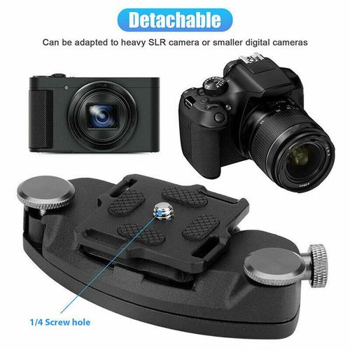 Camera Clip Waist Belt Quick Metal Release Backpack Holster Hanger Quick Strap — image 5