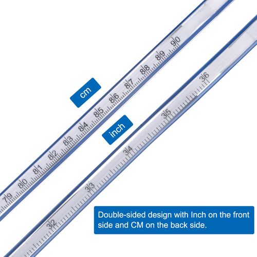 Flexible Ruler 36 Inch 90cm Curve Ruler for Engineering Drawing Blue — image 4