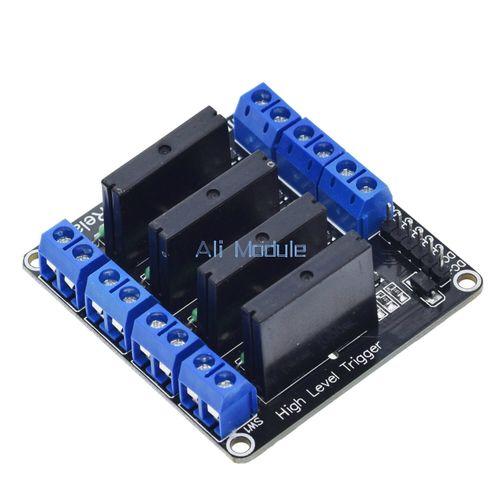 5V 4 Channel SSR G3MB-202P Solid State Relay Module with Resistive Fuse AM — image 4