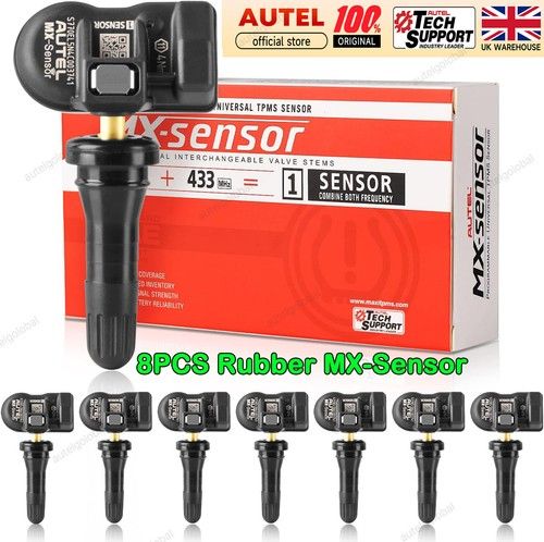 8pcs Autel TPMS MX-Sensor 315MHz & 433MHz Tire Pressure Sensors for TS508 TS408