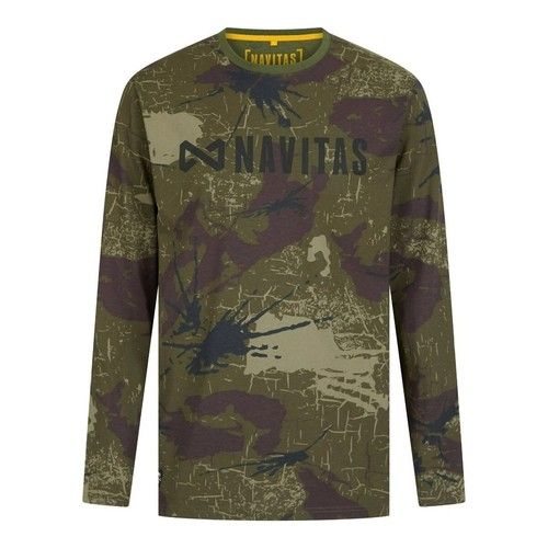Navitas Identity Camo Long Sleeve T-Shirt - All Sizes - Carp Fishing Clothing