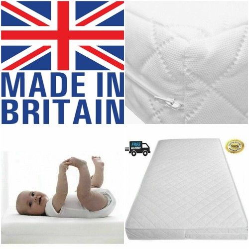 Travel Cot Baby Mattress 100 x 70 x 10 CM Extra Thick More Comfy Made in England