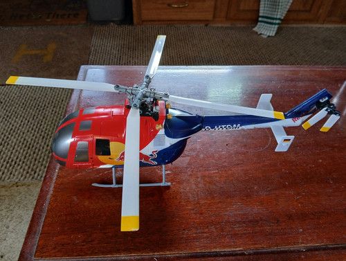 Blade Red Bull BO-105 CB 130 X BNF Electric Scale RC Helicopter 6CH 1/24