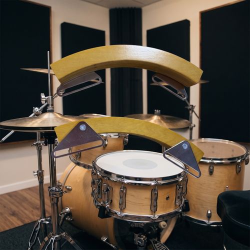 Rim Click Block Solid Maple Snare Drum Rims Riser Block Snappy for Drummers — image 5