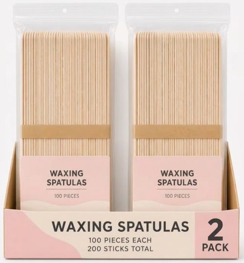 200 WOODEN WAX STRIPS WAXING LEGS BODY BIKINI HAIR REMOVAL SPATULAS WAX STICKS — image 12