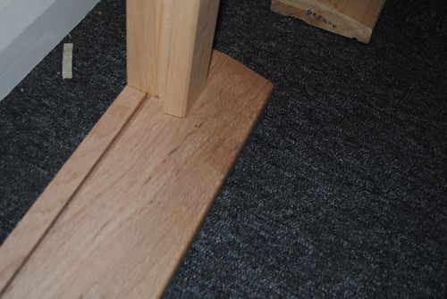 external door frame 32" door + cill, waterbar & weatherseal hardwood reversible — image 6