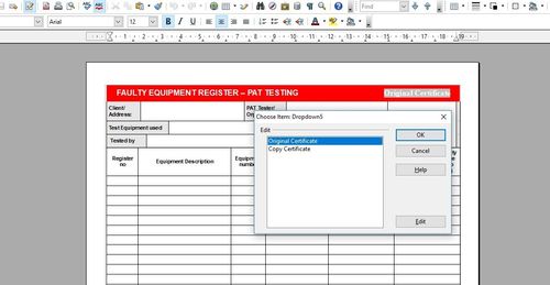PAT TEST CERTIFICATE PAT TESTING FORMS Portable appliance V7 BY NATIONALCERTS — image 4