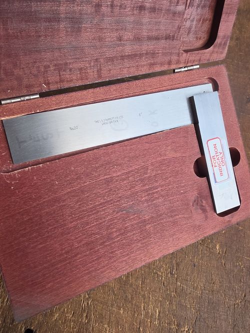 Starrett Master Precision Square No 20 6" Master Square Precision Engineering  — image 3