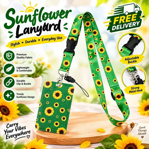 Hidden Disability Awareness Lanyard & ID Holder Neck Strap Card Badge Accessory