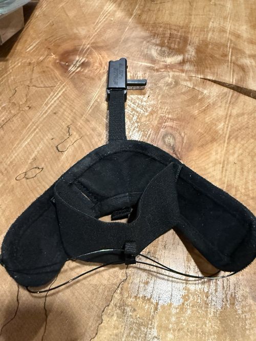 Nock On Custom Archery Back Strap Index Finger Release Aid Black Ambidextrous — image 7