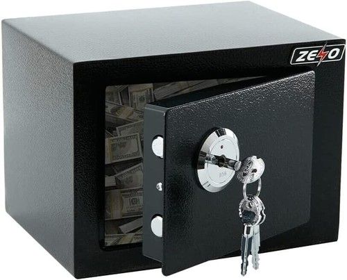 4.6L SOLID STEEL SAFE HEAVY DUTY FIREPROOF HOME OFFICE MONEY CASH VALUABLES BOX