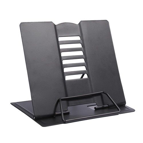 Geoyien Book Stand, Holder for Reading in Bed, Multifunctional Black 