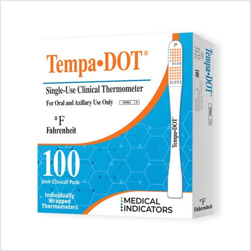 Tempa Dot Single-Use Disposable Sterile Thermometer  REF 5532 Pack of 100