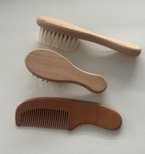Personalised Baby Hair Brush Set Baby's First Brush Set Newborn Christening Gift — image 5