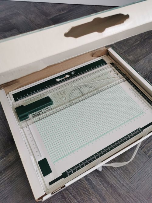 80s Vintage Faber-Castell TZ Standard A4 Technical Drawing Board Original Box — image 21