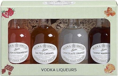 Tiptree Miniature Vodka Liqueurs Gift Set Box 4x5cl