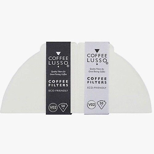 100 Size V02 V-Shape White Eco Coffee Filter Papers  V60-02 Compatible