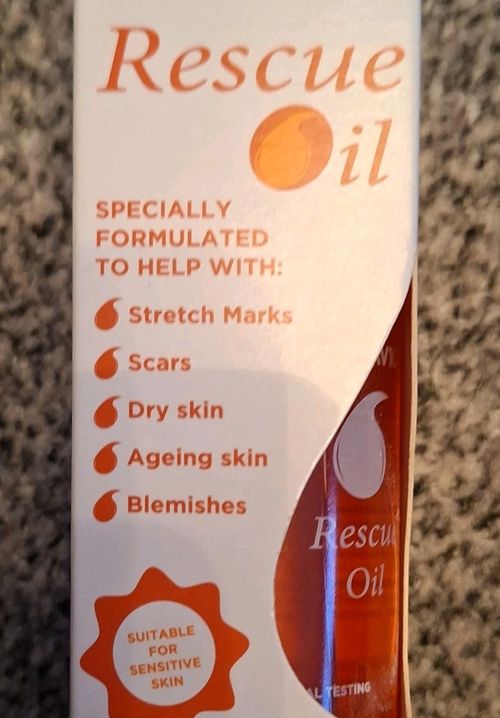 Derma V10 Rescue Oil 75ml for Stretch Marks, Scars, Dry Skin, Vegan — image 2