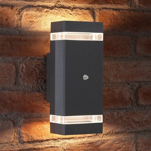 Auraglow Dusk Till Dawn Sensor Double Up & Down Outdoor Wall Security Light