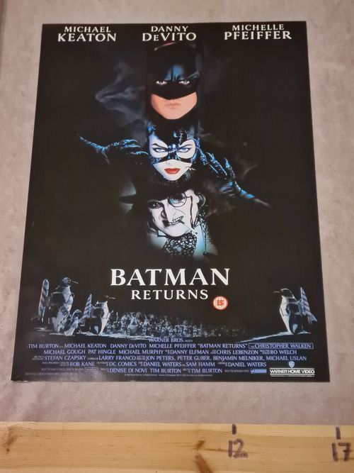 Batman Returns (1992) Original UK Video Poster — image 4