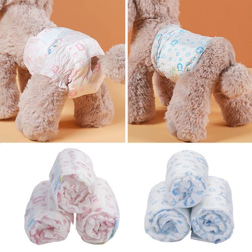 10/50/100X Female Male Dog Diapers Disposable Nappies Leak Proof Puppy Sanitary — image 5