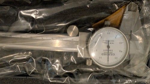 Oxford Precision Dial Caliper 150mm 0.02mm Shockproof Stainless Steel Boxed