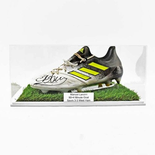 Football Boot Display Case Double - With Grass Effect Base 