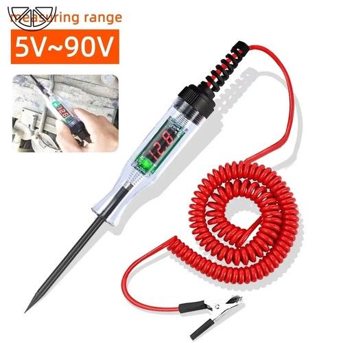 Car Circuit Tester Pen Auto Fuse Test Probe Light Tool For 6V 12V 24V DC Voltage