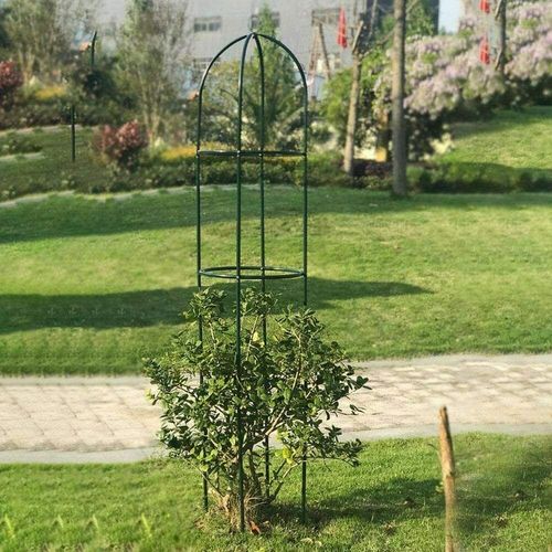 1.9m Outdoor Garden Metal Obelisk Climbing Plant Support Frame Trellis New — image 9