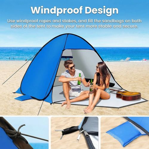 Sun Shelter Beach Tent Automatic Easy Set Up Easy Setup for Camping Hiking NEW — image 5