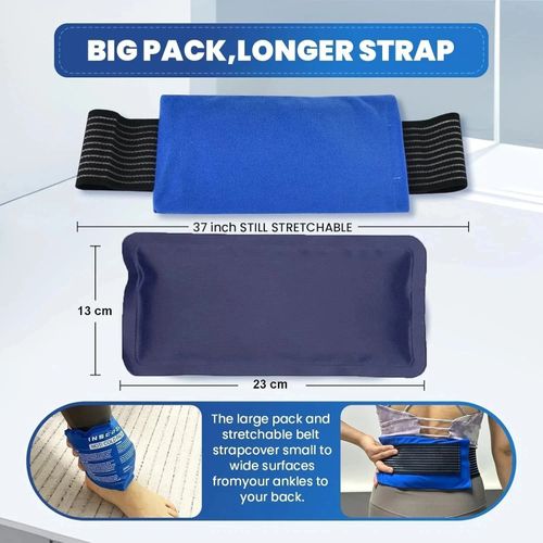 Ice Packs for Injuries Reusable(3 Piece Set),Gel Hot & Cold Ice Packs,Joint Pain — image 3